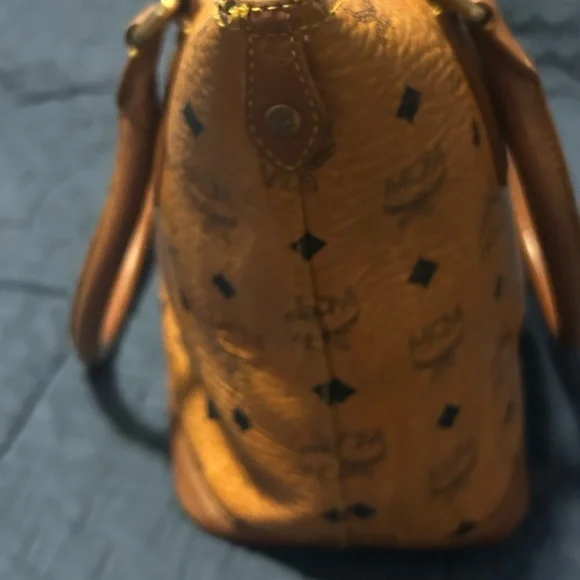 MCM Cognac Leather Women's Bag - Picture 7 of 8